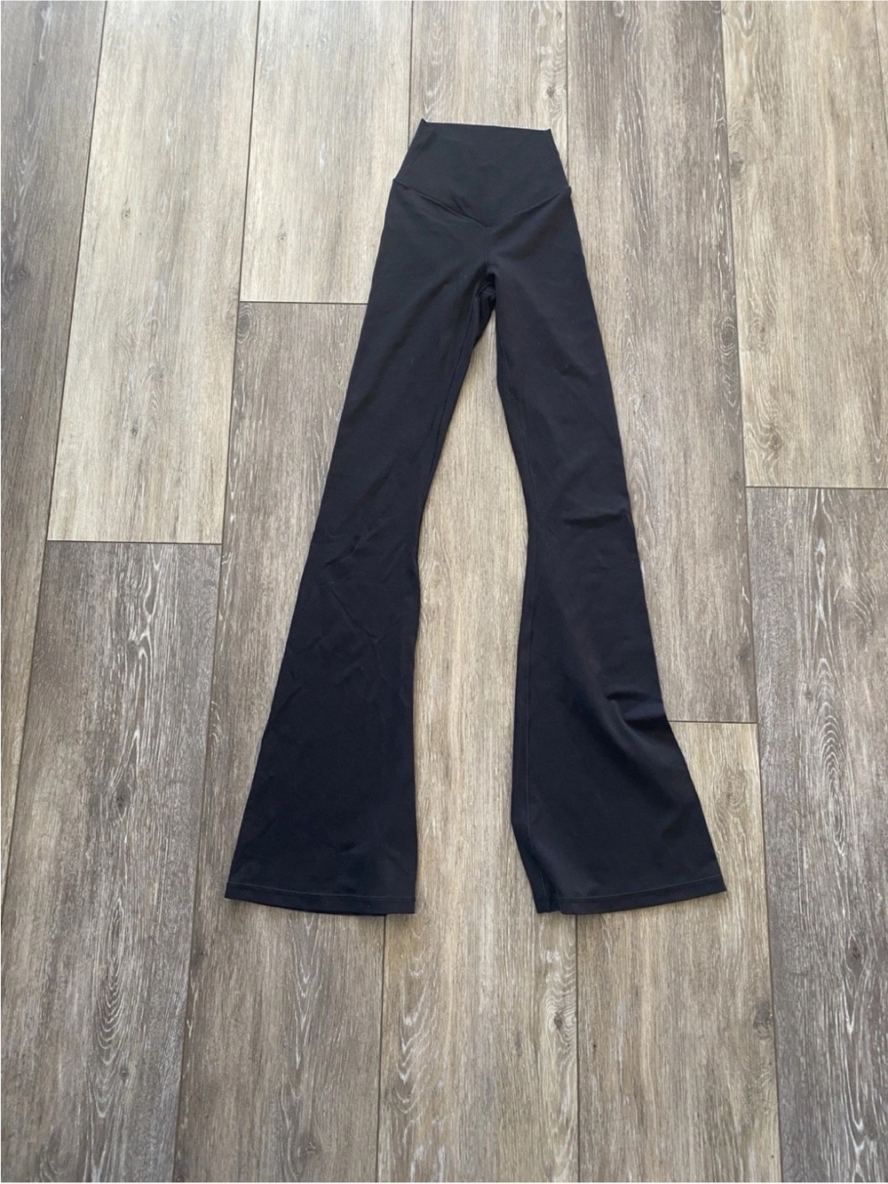 Aerie Offline High-Waist Black Flare Yoga Pants